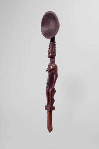 Ceremonial Beer Ladle, late 19th-early 20th Century
Ijaw people; Nigeria
Wood; 1/2 x 3/16 x 2…