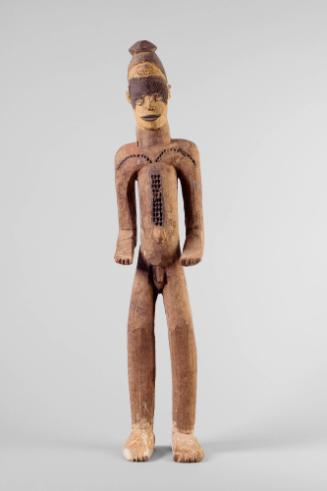 Standing Alusi Figure, 20th Century
Igbo culture; Nigeria
Wood and pigment; 34 1/8 x 7 1/8 x …
