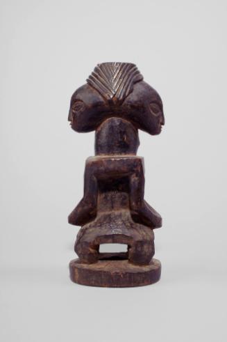 Yaka Janus Figure, 20th Century
Yaka culture; Democratic Republic of the Congo
Wood; 10 5/8 x…