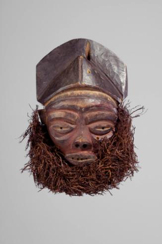 Mask, 20th Century
Pende People; Democratic Republic of the Congo
Wood, paint and raffia; 10 …