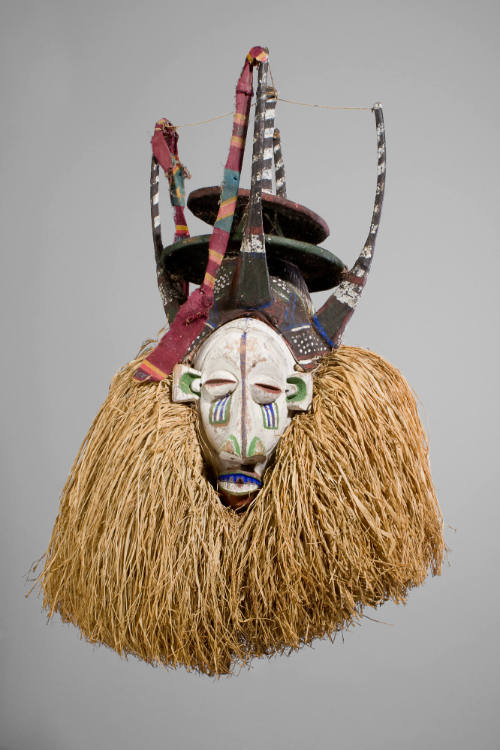 Ritual Mask, mid 20th-late 20th Century
Yaka people; Democratic Republic of the Congo
Wood, f…