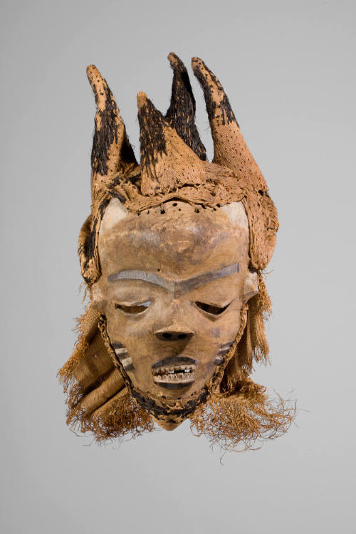 Mask, 20th Century
Pende people; Democratic Republic of the Congo
Wood, raffia, textile and f…