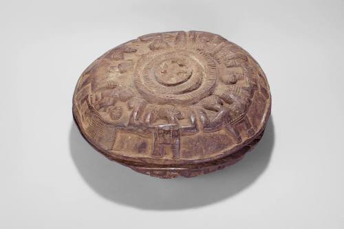 Divination Bowl, early 20th Century
Yoruba people; Nigeria
Wood; 6 1/2 x 20 5/8 x 20 5/8 in.
…