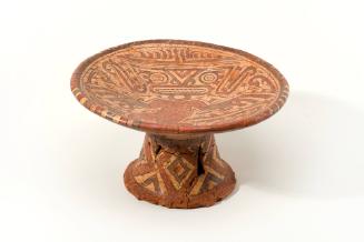 Polychrome Pedestal Bowl, 800-1000 A.D.
Central Region, Panama
Ceramic and paint; 5 1/2 × 10 …