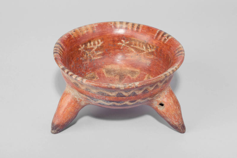 Tripod Bowl, c. 100-300 A.D.
Zacatecas; Zacatecas, Mexico
Ceramic; 4 x 6 3/4 in.
82.47.10
G…