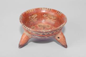 Tripod Bowl, c. 100-300 A.D.
Zacatecas; Zacatecas, Mexico
Ceramic; 4 x 6 3/4 in.
82.47.10
G…