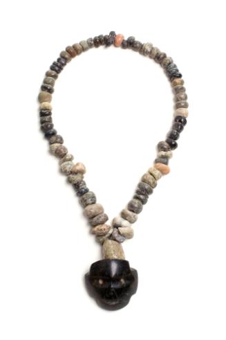 Necklace with Pendant in the Form of a Human Head, c. 200 B.C.-500 A.D.
Mezcala culture; Guerr…