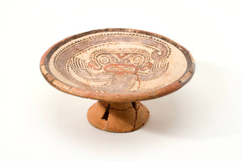 Pedestal Plate, c. 800-1000 A.D.
Macaracas style; Central Panama
Ceramic and paint; 5 1/4 x 1…