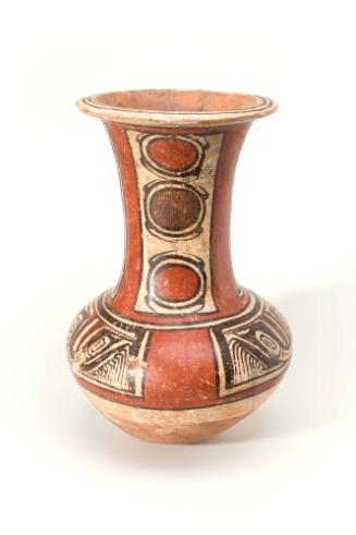 Tall-Necked Polychromed Jar,  c. 600-800 A.D.
Joaquin Polychrome style; Azuero Peninsula, Cent…