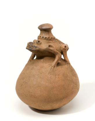 Vessel, 1200-1500 CE
Taíno culture; Dominican Republic, Caribbean
Ceramic; 10 × 7 1/4 × 8 in.…