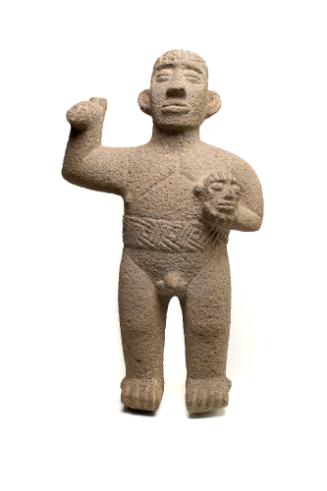 Warrior with Trophy Head Ax, c. 1000-1200 A.D.
Atlantic Watershed, Costa Rica
Volcanic stone;…