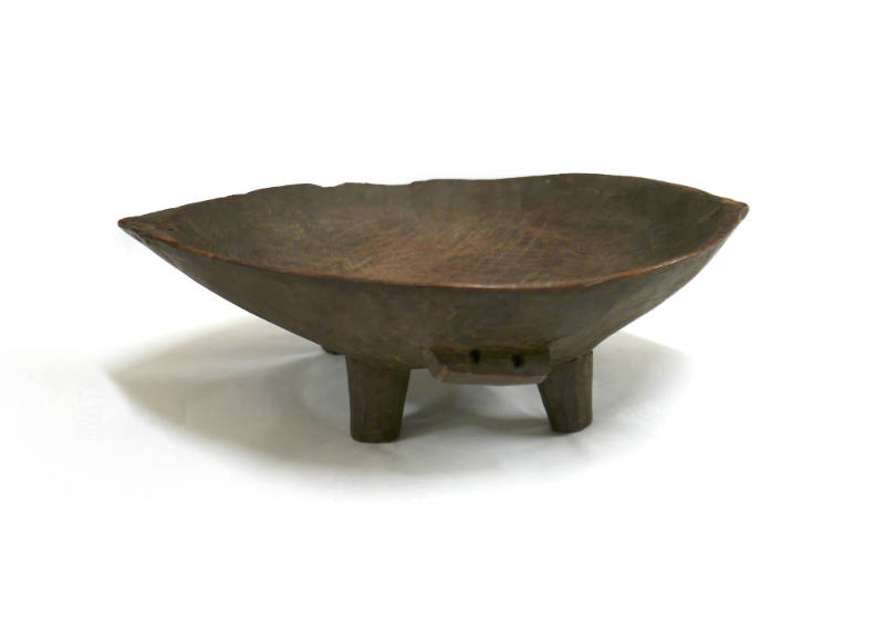 Yaqona Bowl (Dave Ni Yaqona), early to mid 19th Century
Fiji, Melanesia
Wood; 4 × 10 × 13 1/2…