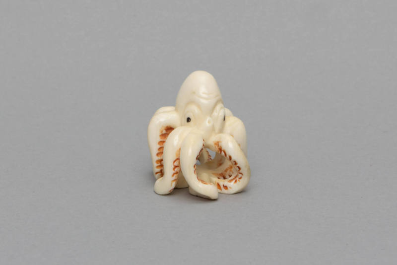 Octopus Netsuke, 19th to 20th Century
Japan
Ivory and pigments
 2005.9.10
Gifts of City of …