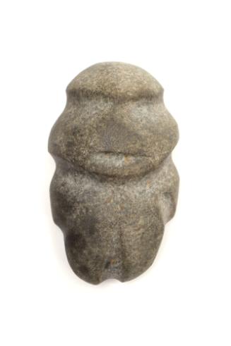 Anthropomorphic Figure, c. 300-100 B.C.
Mezcala style; Mexico
Stone; 4 1/4 x 2 3/4 x 2 in.
2…
