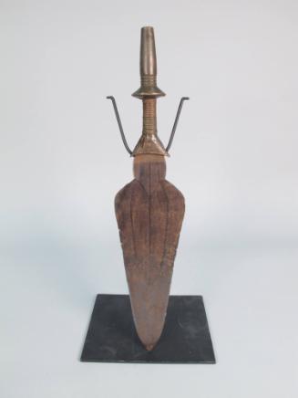 Sword Currency, 19th Century
Mongo culture; Democratic Republic of the Congo
Iron and copper;…
