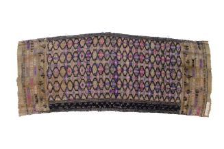 Head Scarf, early to mid 20th Century
Miao culture; Guizhou province, China
Cotton with metal…
