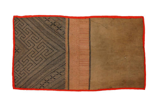 Head Scarf, early to mid 20th Century
Miao culture; Guizhou Province, China
Cotton and silk; …