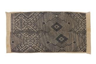 Head Scarf, mid to late 20th Century
Miao culture; Guizhou Province, China
Cotton and silk; 3…