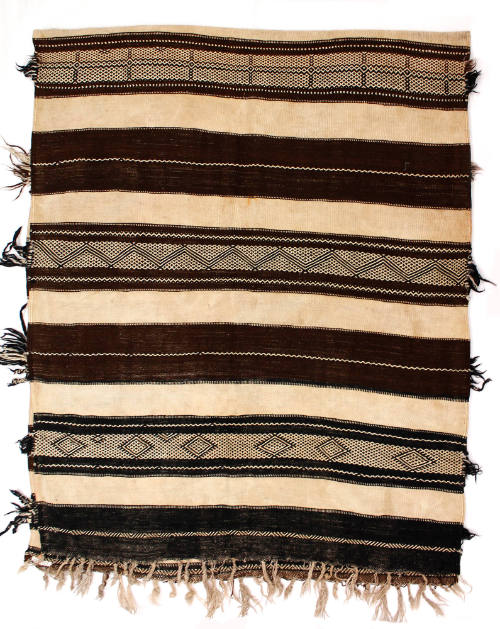 Blanket, mid 20th Century
Unknown culture; Morocco
Wool; 54 × 126 in.
2016.15.24
Anonymous …