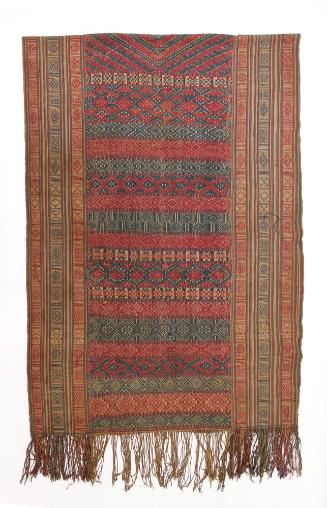 Dress (Kira), early to mid 20th Century
Unknown culture; Bhutan
Cotton and silk; 34 1/2 × 100…