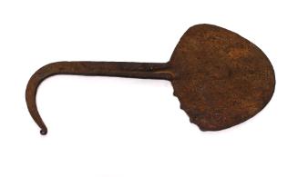 Hoe Currency (Bandaka), 19th Century 
Hausa culture; Nigeria 
Iron; 14 1/4 × 6 3/4 × 1/2 in. …