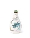 Snuff Bottle with Glass Stopper, 19th Century
Han culture; China
Porcelain, enamel and cork; …