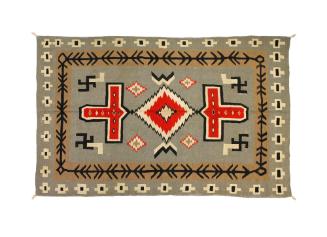 Rug, 1910-1920
Navajo; Crystal, San Juan County, New Mexico, United States
Churro wool and pi…