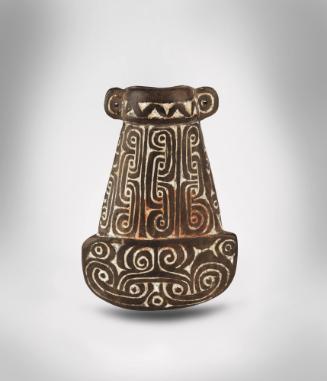 Betel Nut Mortar (Dap Dap), 20th Century
Papua New Guinea, Melanesia
Wood and lime; 5 1/4 × 3…