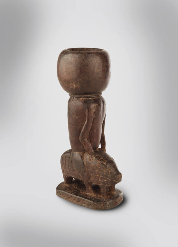 Betel Nut Mortar (Dap Dap), 20th Century
Papua New Guinea, Melanesia
Wood; 7 × 2 1/4 × 3 1/4 …