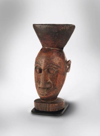 Betel Nut Mortar (Dap Dap), 20th Century
Papua New Guinea, Melanesia
Wood; 6 1/2 × 3 1/4 × 2 …