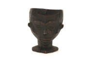 Head-Shaped Cup, 20th Century
Pende culture; Democratic Republic of the Congo
Wood; 5 x 3 3/4…