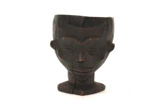 Head-Shaped Cup, 20th Century
Pende culture; Democratic Republic of the Congo
Wood; 5 x 3 3/4…