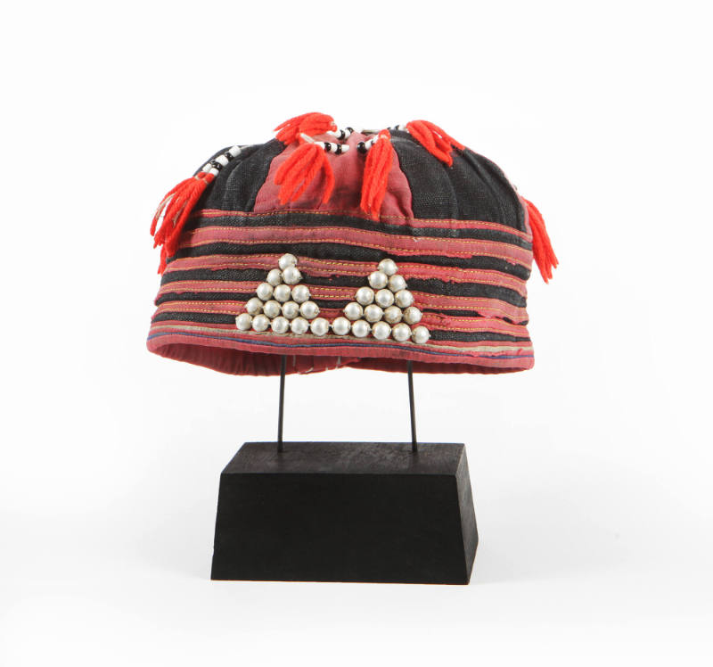 Hat, 20th Century
Black Hmong culture; near Sa Pa Township, Lào Cai Province, Vietnam
Cotton,…