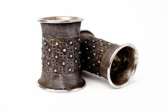 Cuffs, 20th Century
Miao culture; Guizhou Province, China
Silver; 4 5/8 x 3 1/2 in.
2008.6.1…