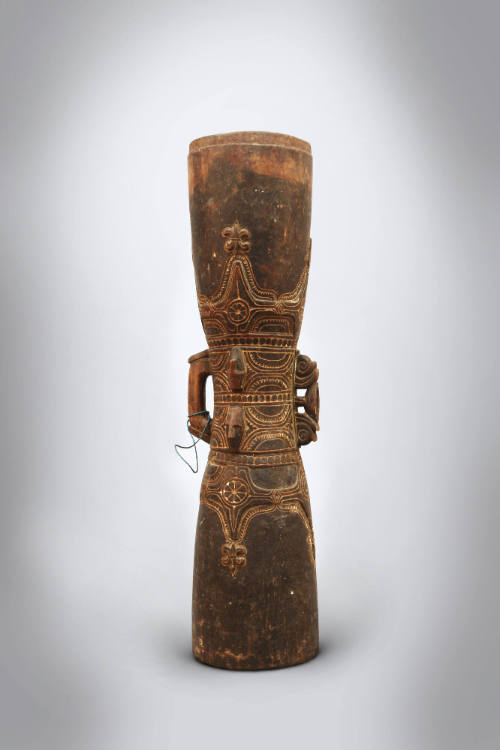 Drum (Kundu), early to mid 20th Century
Tami style; Tami Island, Huon Gulf, Morobe Province, P…