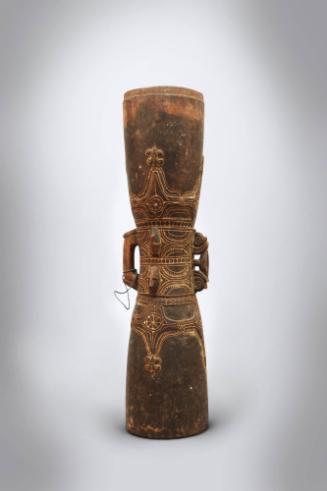 Drum (Kundu), early to mid 20th Century
Tami style; Tami Island, Huon Gulf, Morobe Province, P…