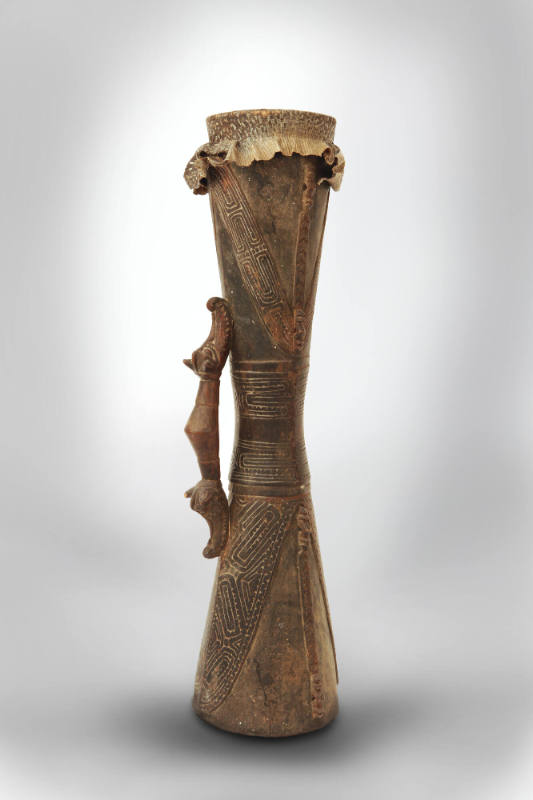 Drum (Kundu), mid 20th Century
Biem Island, Schouten Islands,Sepik River region, East Sepik Pr…