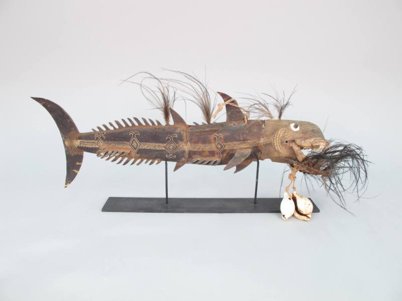 Fish Spirit Sculpture, mid 20th Century
Upper Sepik River Region, East Sepik Province, Papua N…