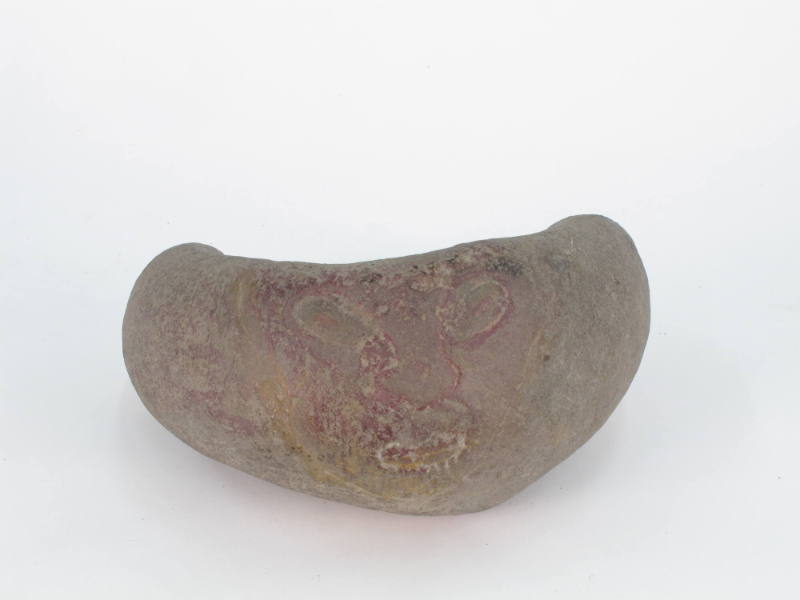 Knife Sharpening Stone, 20th Century
Melanesia
Stone and pigment; 12 × 8 × 6 3/4 in.
2017.10…