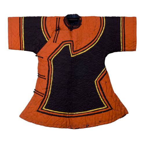 Quilted Armour Coat, 20th Century
Yi people; China
Cotton and silk; 30 x 31 in.
2005.32.6c
…