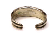 Bracelet, 20th Century
Miao culture; Guizhou Province, China
Silver; 1 × 2 3/4 × 2 1/4 in.
2…