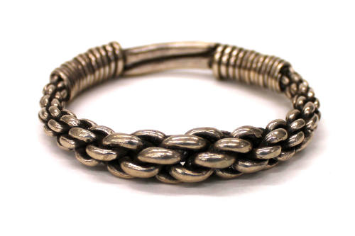 Braided Chain Bracelet, 20th Century
Miao culture; Guizhou Province, China
Silver; 1/2 × 3 × …