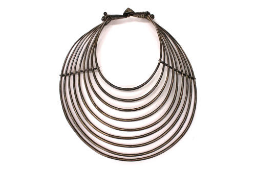 Necklace with Nine Bands and Hook Clasp, 20th Century
Miao culture; Guizhou Province, China
S…