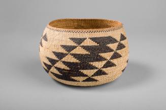 Basketry Bowl, 20th Century
Modoc people; Northeastern California
Beargrass and redbud; 4 x 5…