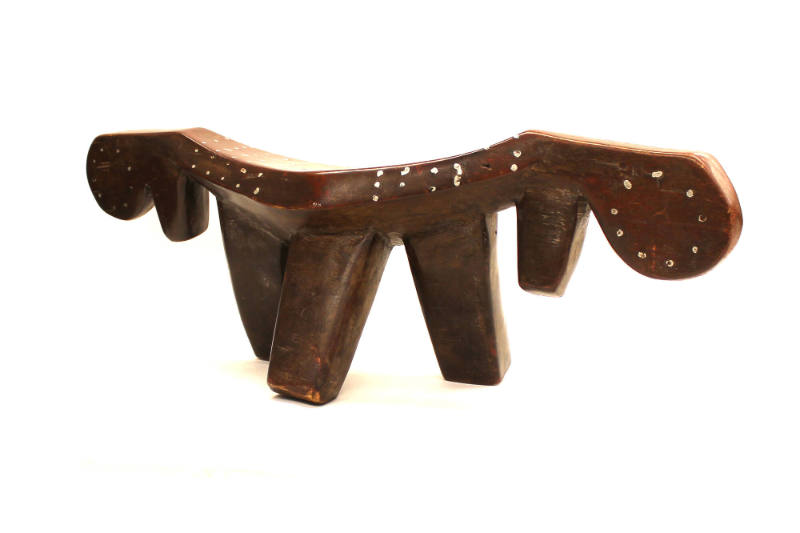 Headrest, 20th Century
Dinka culture; South Sudan
Wood and metal; 8 1/4 × 23 × 7 1/8 in.
201…