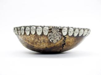 Drinking Bowl (Kapala), 17th to 19th Century
Tibet Autonomous Region
Bone and silver; 2 1/2 ×…