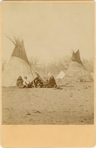 Horseback's Lodge Camp, c. 1858
William S. Soule (American, 1836-1908)
Paper; 6 1/2 x 4 1/4 i…