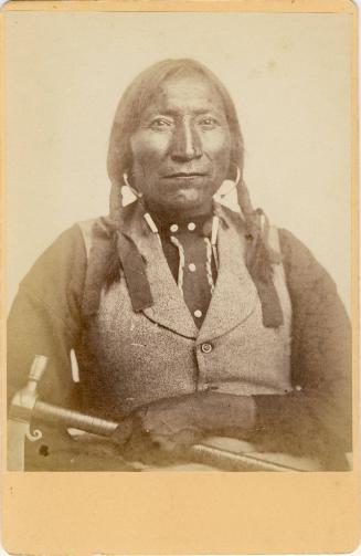 Chief Lone Wolf, c. 1858
William S. Soule (American, 1836-1908)
Paper; 6 1/2 x 4 1/4 in.
87.…