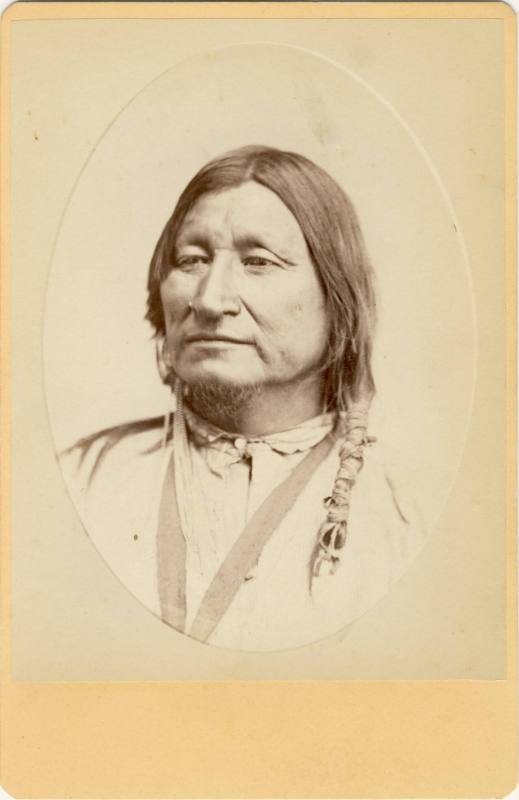 Chief Poor Buffalo, c. 1858
William S. Soule (American, 1836-1908)
Paper; 6 1/2 x 4 1/4 in.
…
