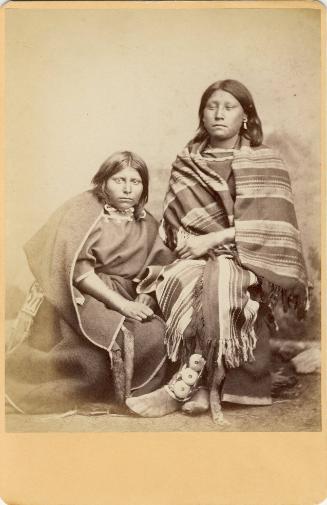 Kiowa Girls, c. 1858
William S. Soule (American, 1836-1908)
Paper; 6 1/2 x 4 1/4 in.
87.28.1…